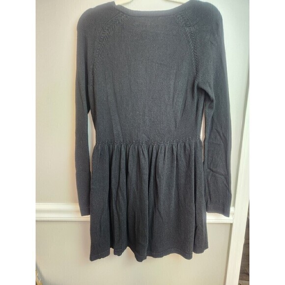 Sundance Black Half Button Peplum Cardigan Sz S NWT Viscose Lambswool Cashmere - Picture 5 of 12